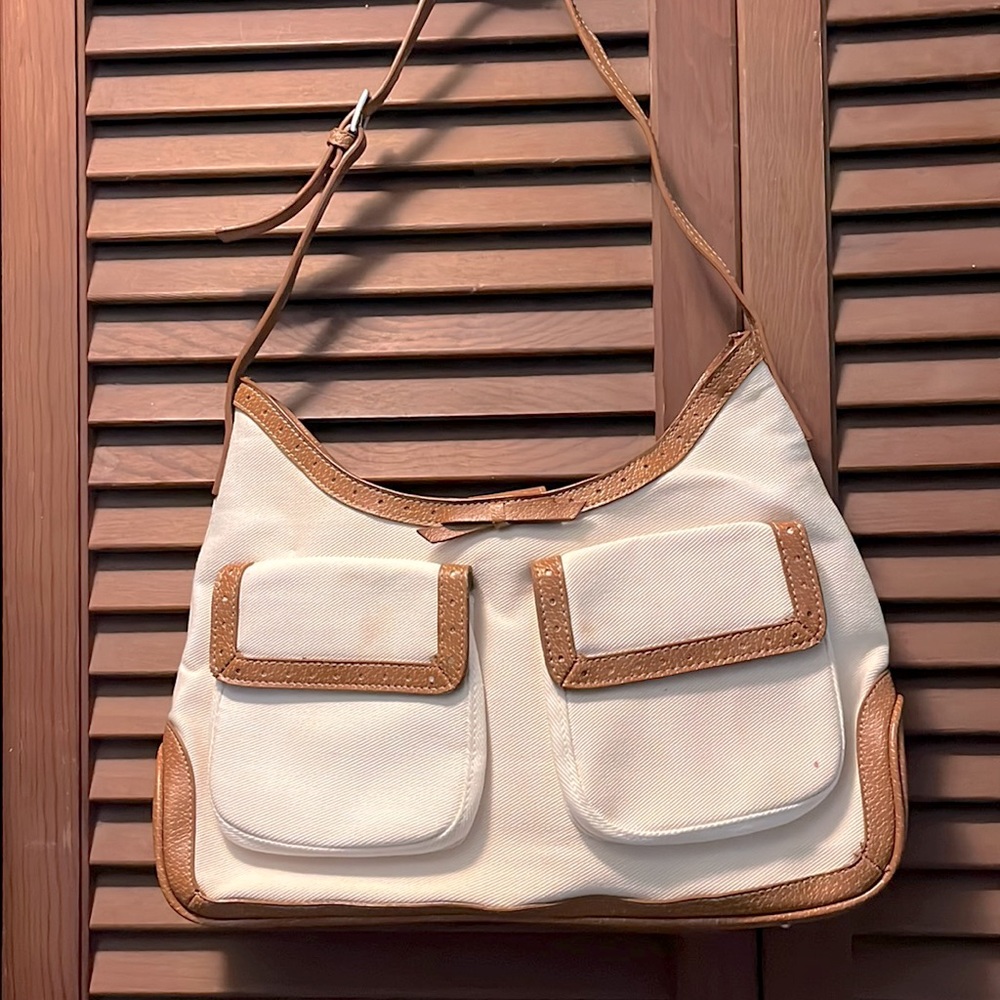 Denim hobo bag